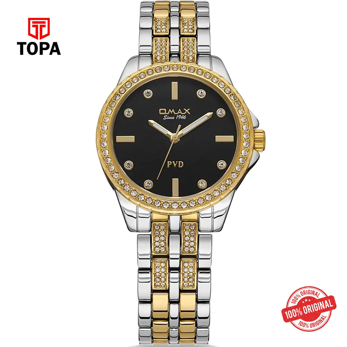 Topa Omax-JSS014N002-Metal-Band-Women-Watch - Product Image 1