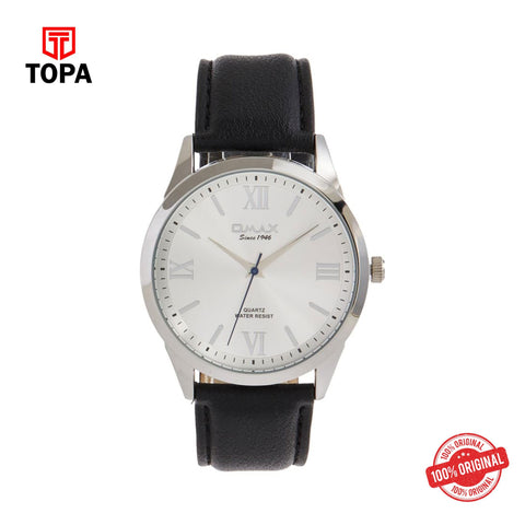 Topa Omax-JX05P62B-Men-leather-strap-wrist-watch - Product Image 1