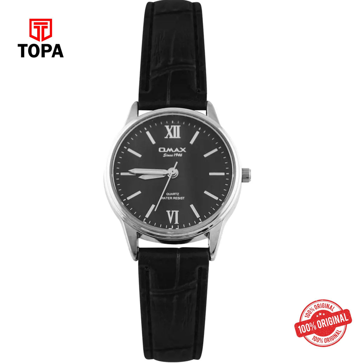 Topa Omax-JXL03P22I-Leather-Band-Women-Watch - Product Image 1