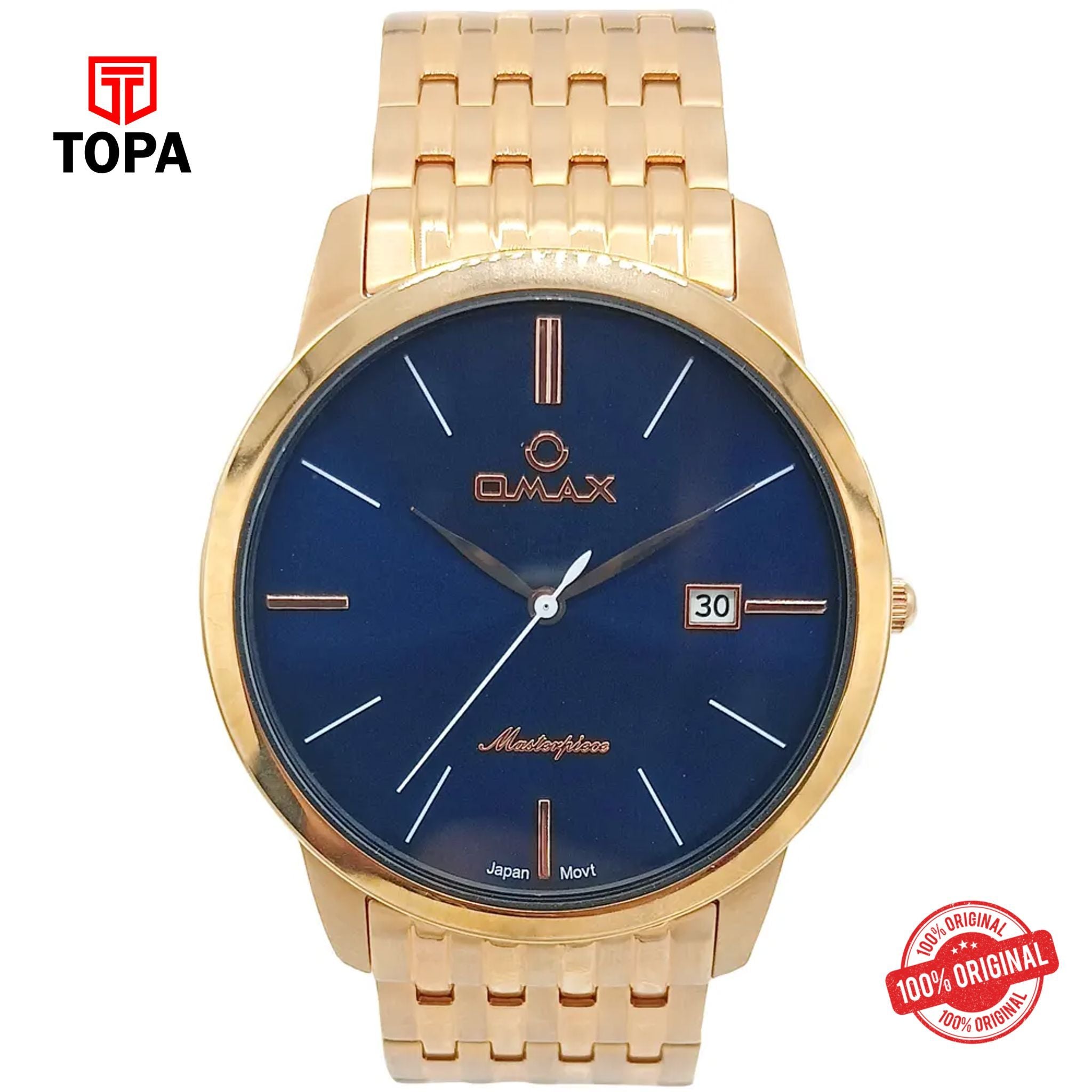 Topa Omax-MG02R48I-Metal-Band-Men-Watch - Product Image 1