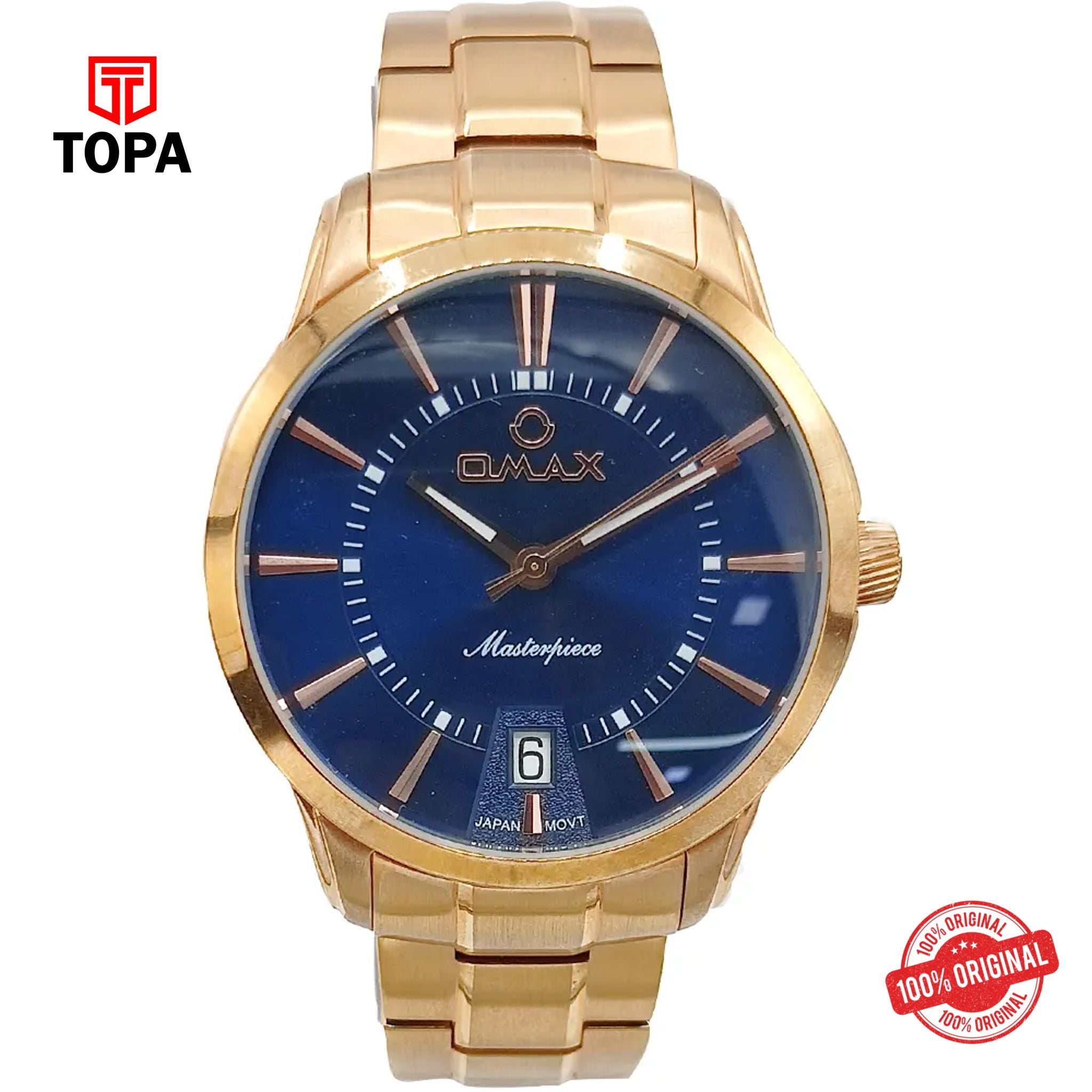 Topa Omax-MG15R48I-Metal-Band-Men-Watch - Product Image 1