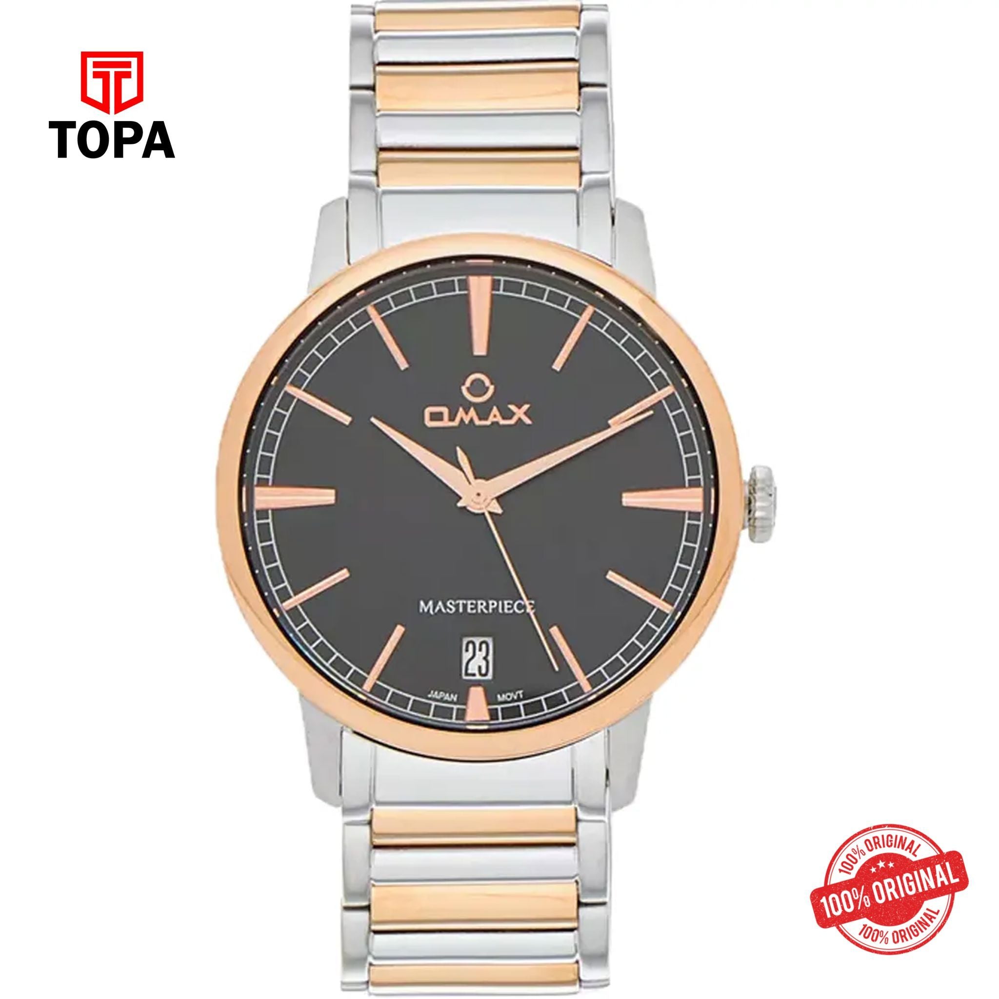 Topa Omax-MG42C2CI-MasterPiece-Metal-Band-Men-Watch - Product Image 1