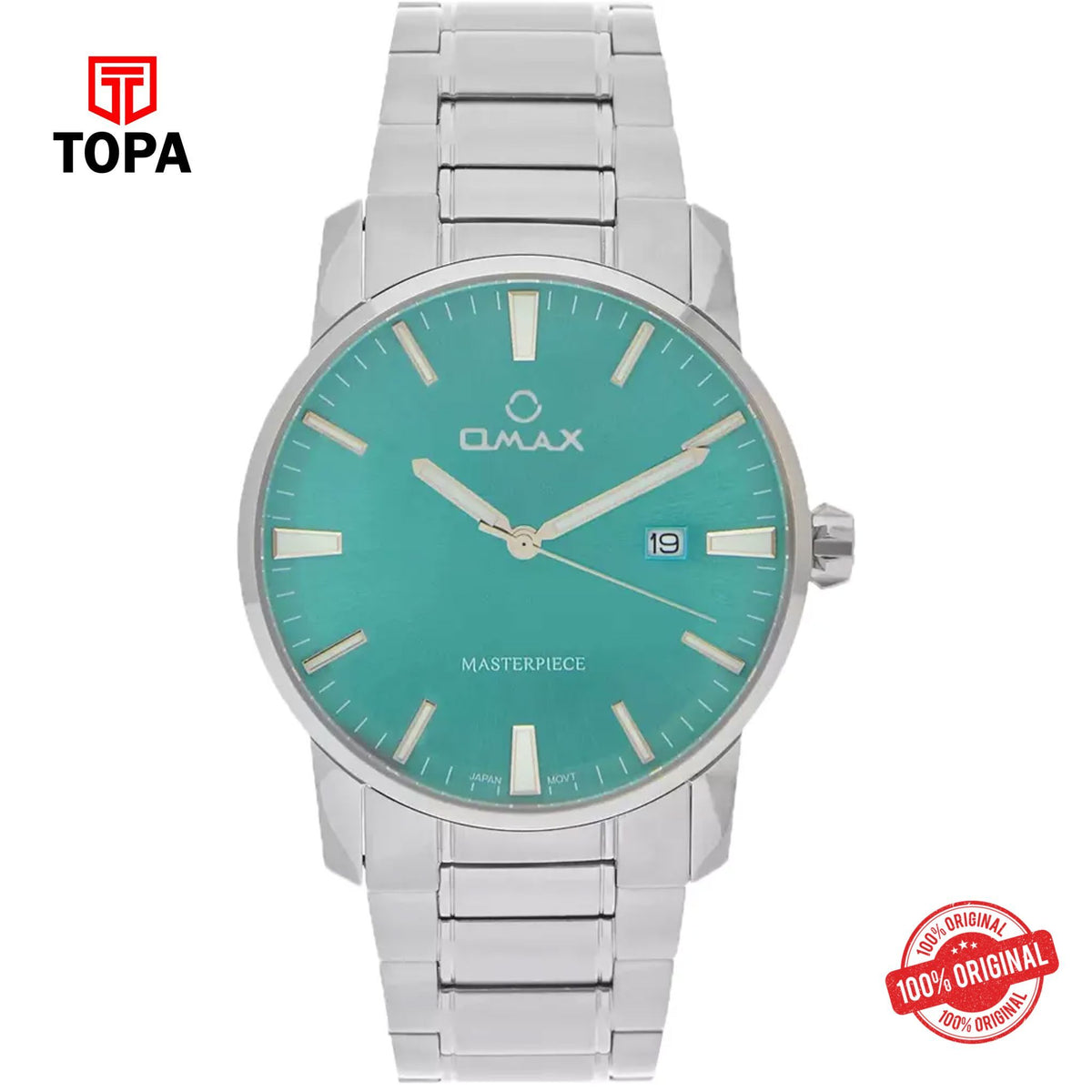 Topa Omax-MG43PK6I-MasterPiece-Metal-Band-Men-Watch - Product Image 1