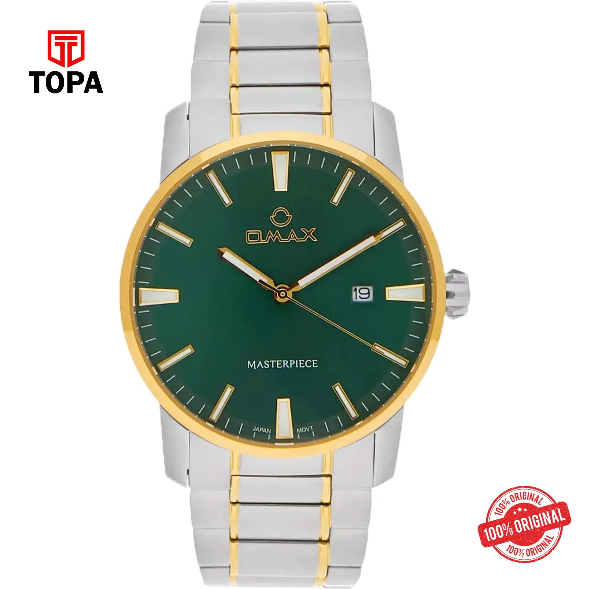 Topa Omax-MG43T9TI-MasterPiece-Metal-Band-Men-Watch - Product Image 1
