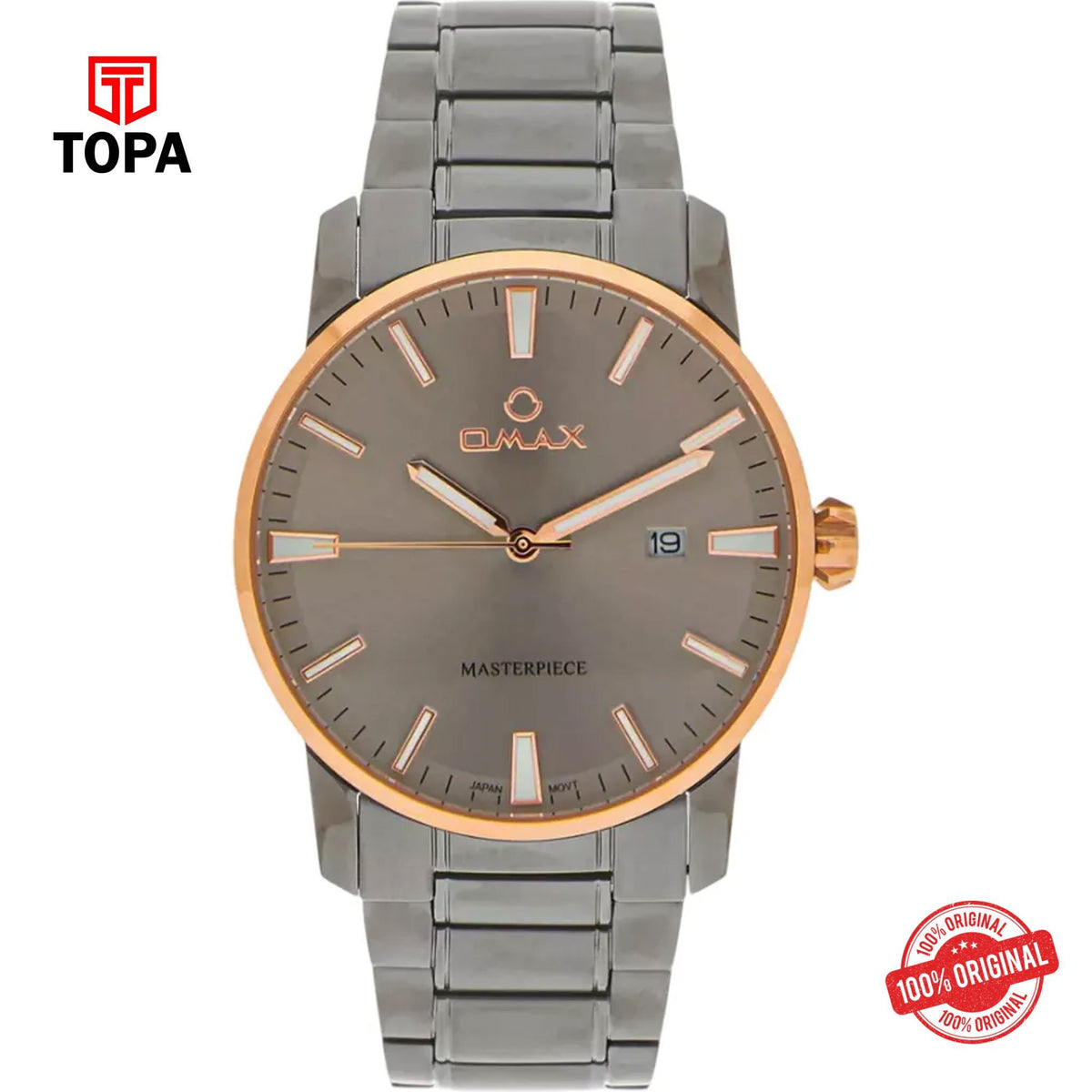 Topa Omax-MG43V99I-Masterpiece-Metal-Band-Men-Watch - Product Image 1