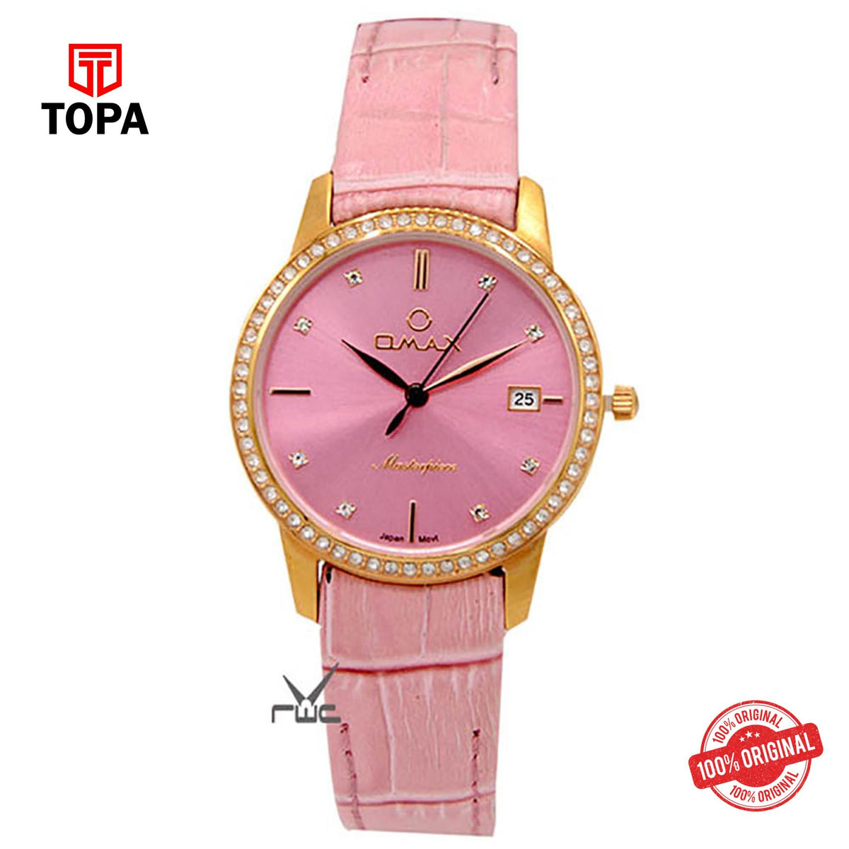 Topa Omax-ML03-PINK-Women-Wrist-Watch - Product Image 1