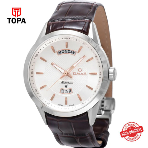 Topa Omax-ML17P65I-Masterpiece-Leather-Band-Women-Watch - Product Image 1