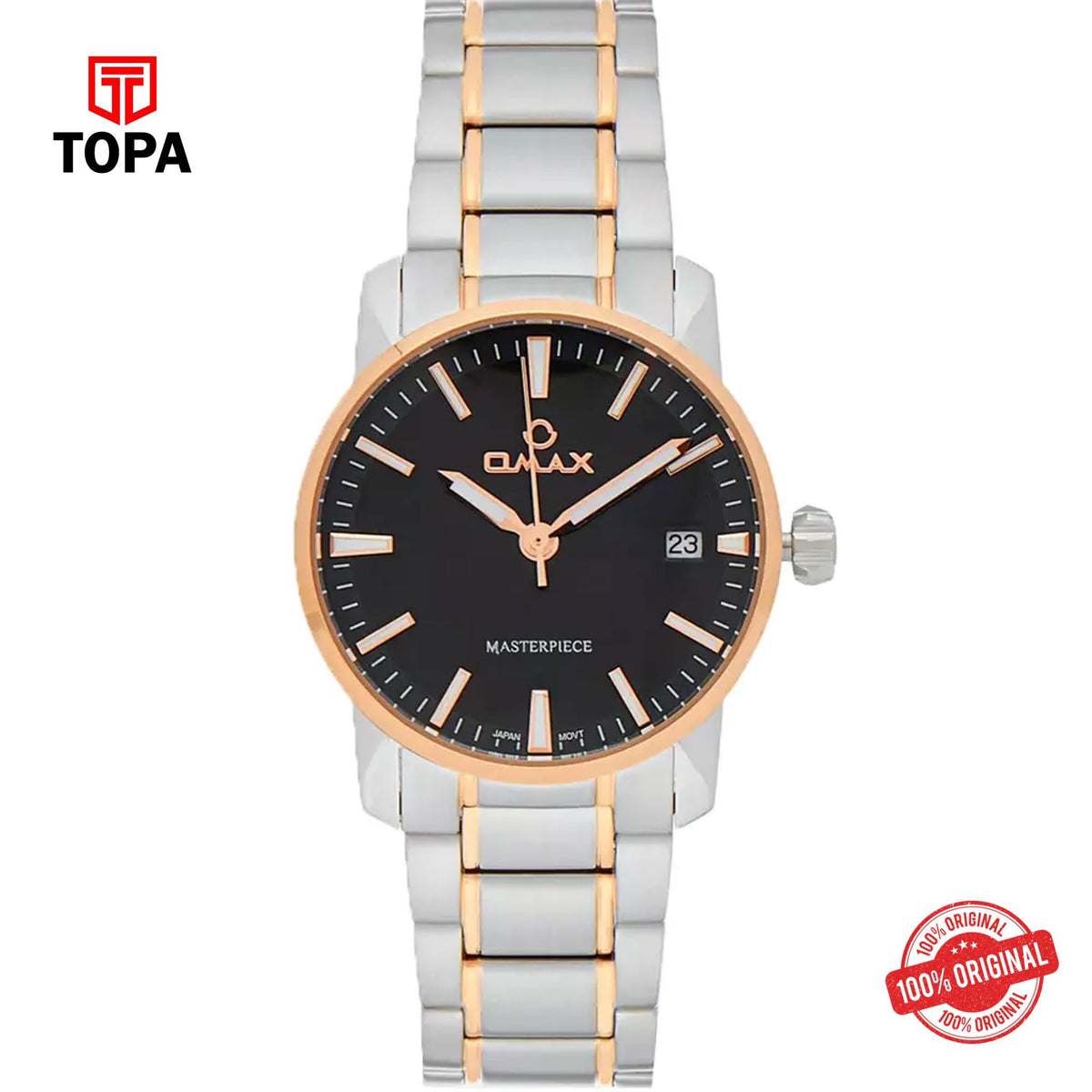 Topa Omax-ML43C2CI-MasterPiece-Metal-Band-Women-Watch - Product Image 1