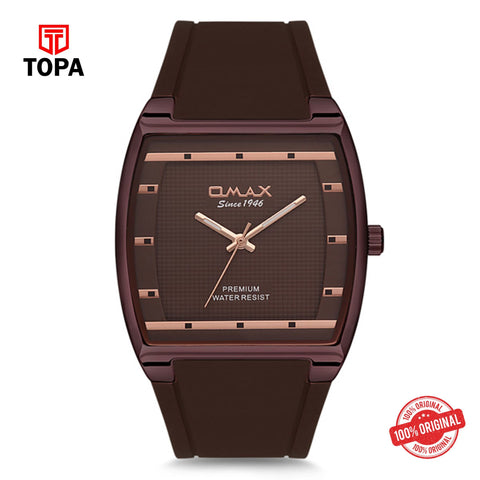 Topa Omax-Mens-Rubber-Analog-Quartz-Watch-D006F55L - Product Image 1