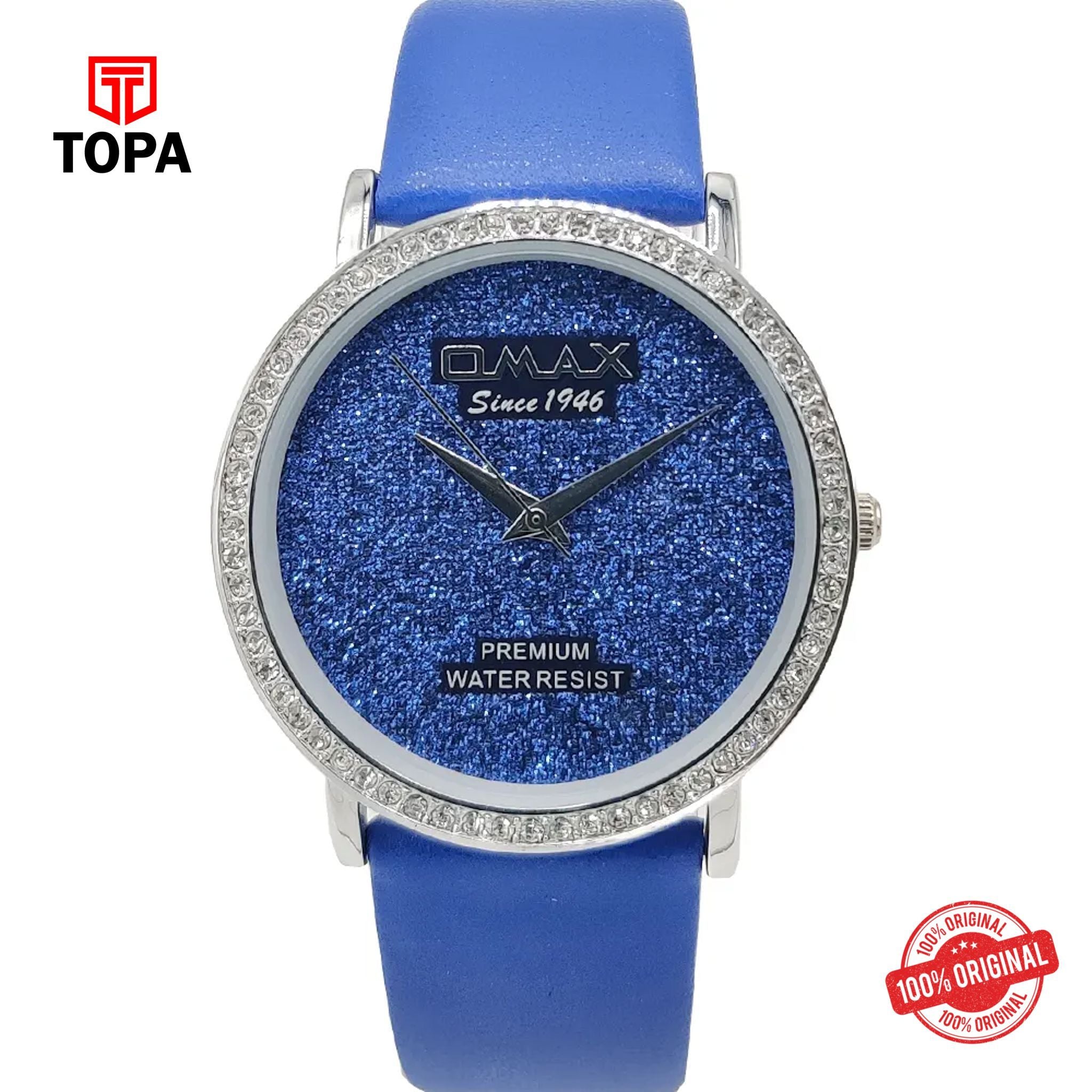 Topa Omax-NC03P44I-Leather-Band-Women-Watch - Product Image 1