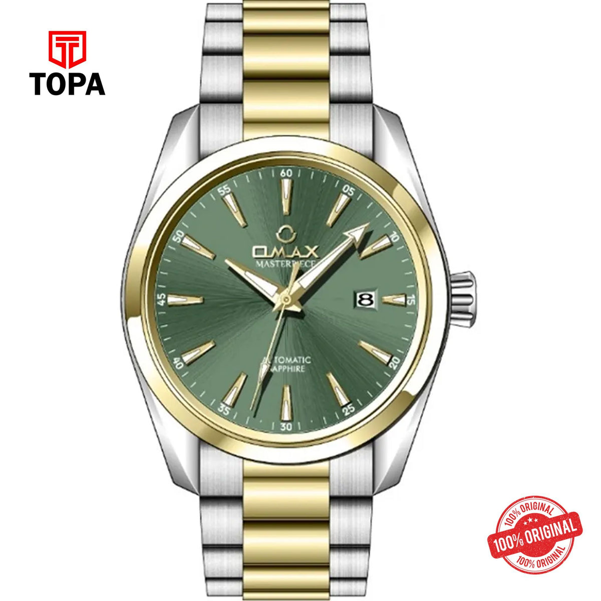 Topa Omax-OAOM001TKTI-MasterPiece-Metal-Band-Men-Watch - Product Image 1