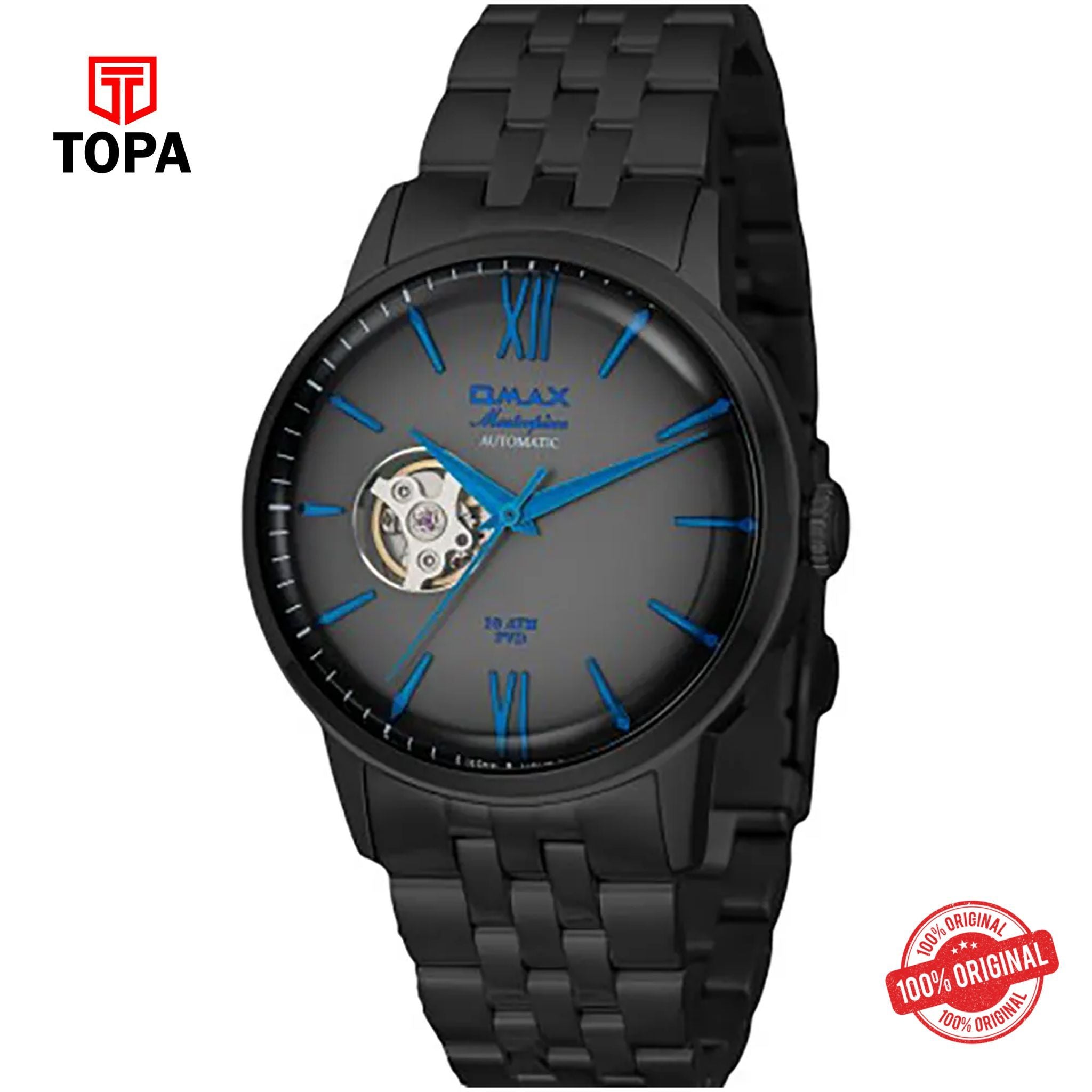 Topa Omax-OAOR001M22B-Masterpiece-Metal-Band-Men-Watch - Product Image 1