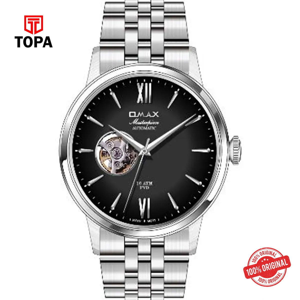Topa Omax-OAOR001PM6I-Masterpiece-Metal-Band-Men-Watch - Product Image 1
