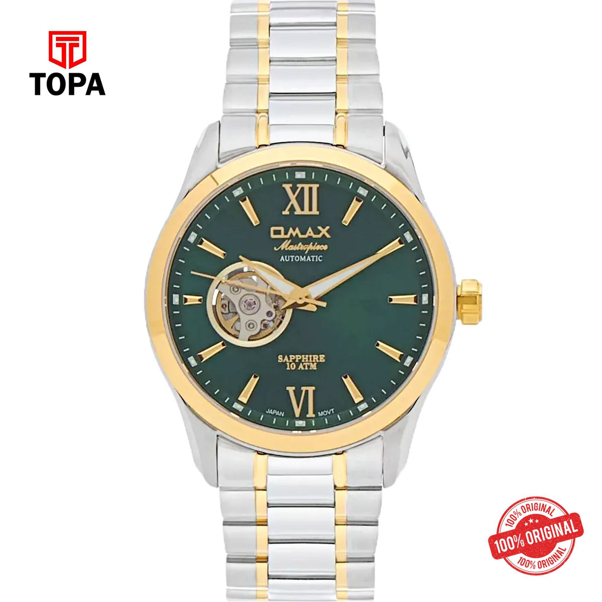Topa Omax-OAOR008T9TI-MasterPiece-Metal-Band-Men-Watch - Product Image 1