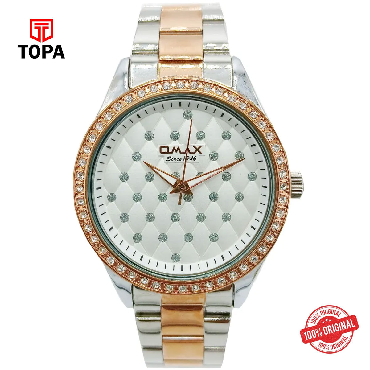 Topa Omax-OC03C66I-Metal-Band-Women-Watch - Product Image 1