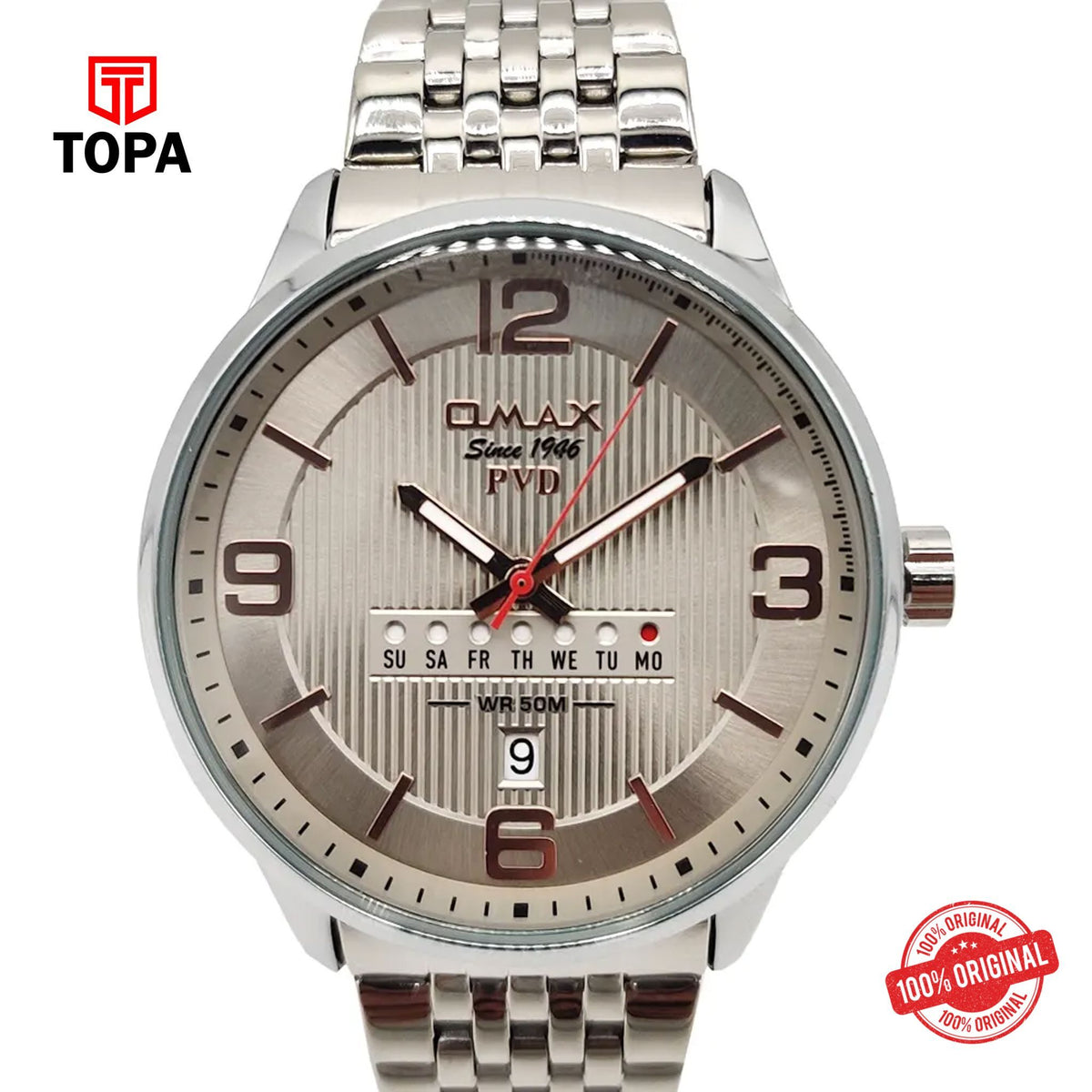 Topa Omax-OCD003I007-Metal-Band-Men-Watch - Product Image 1