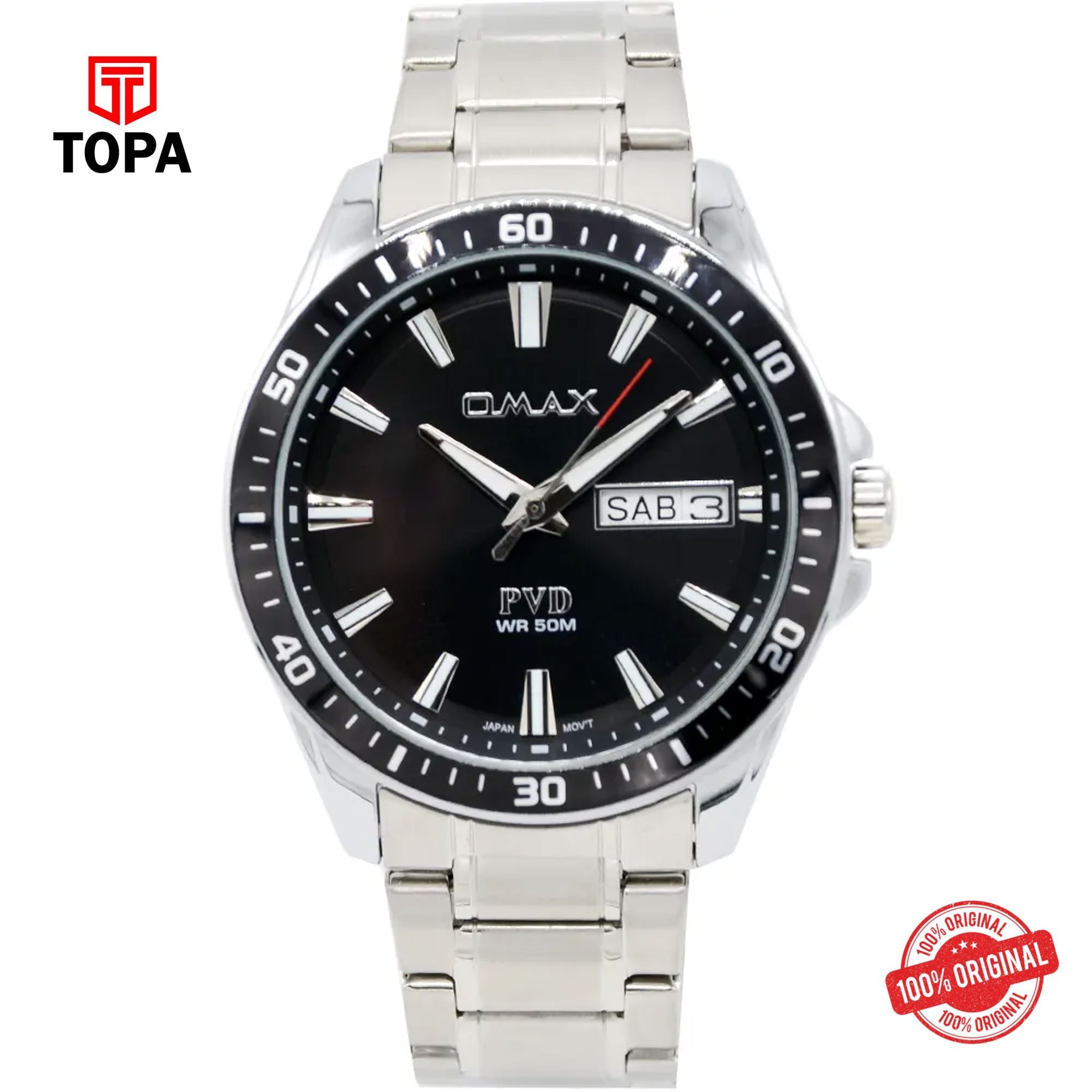 Topa Omax-OCD007I002-Metal-Band-Men-Watch - Product Image 1
