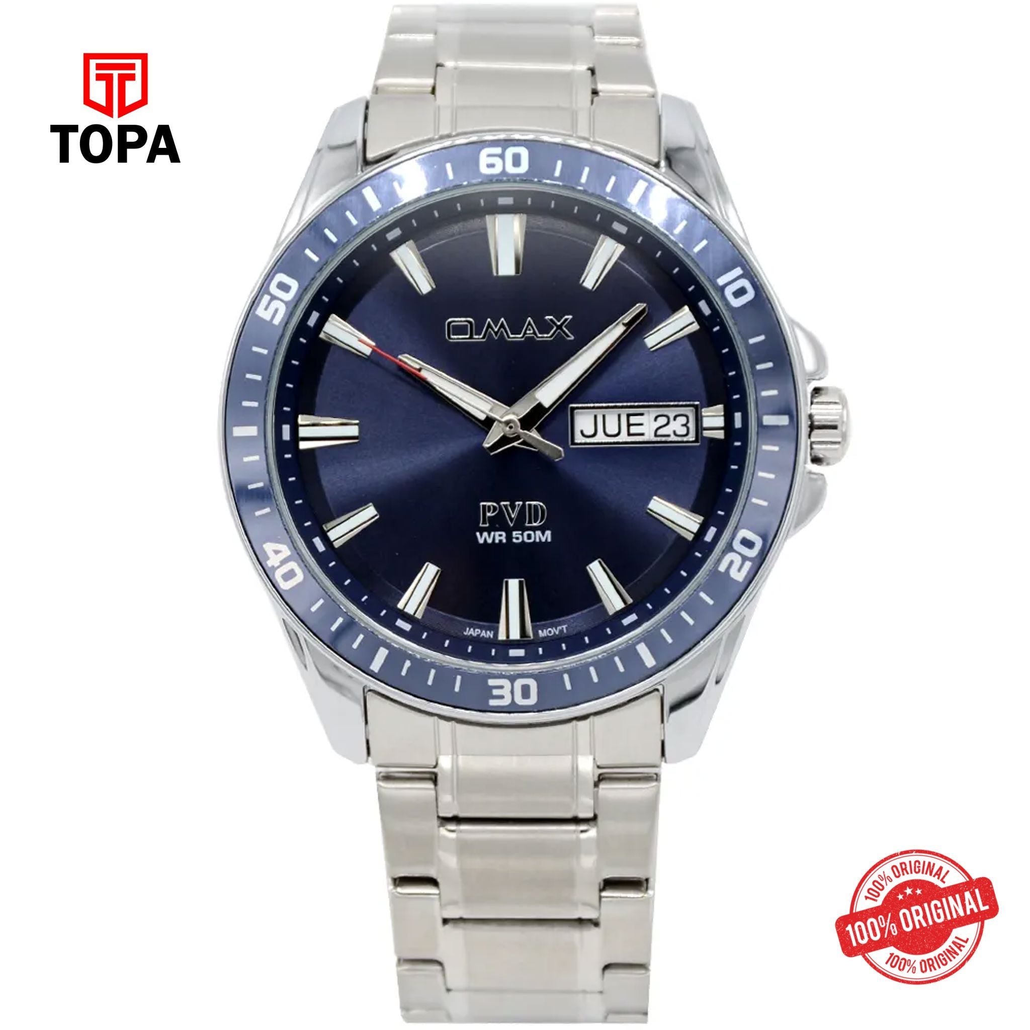 Topa Omax-OCD007I004-Metal-Band-Men-Watch - Product Image 1