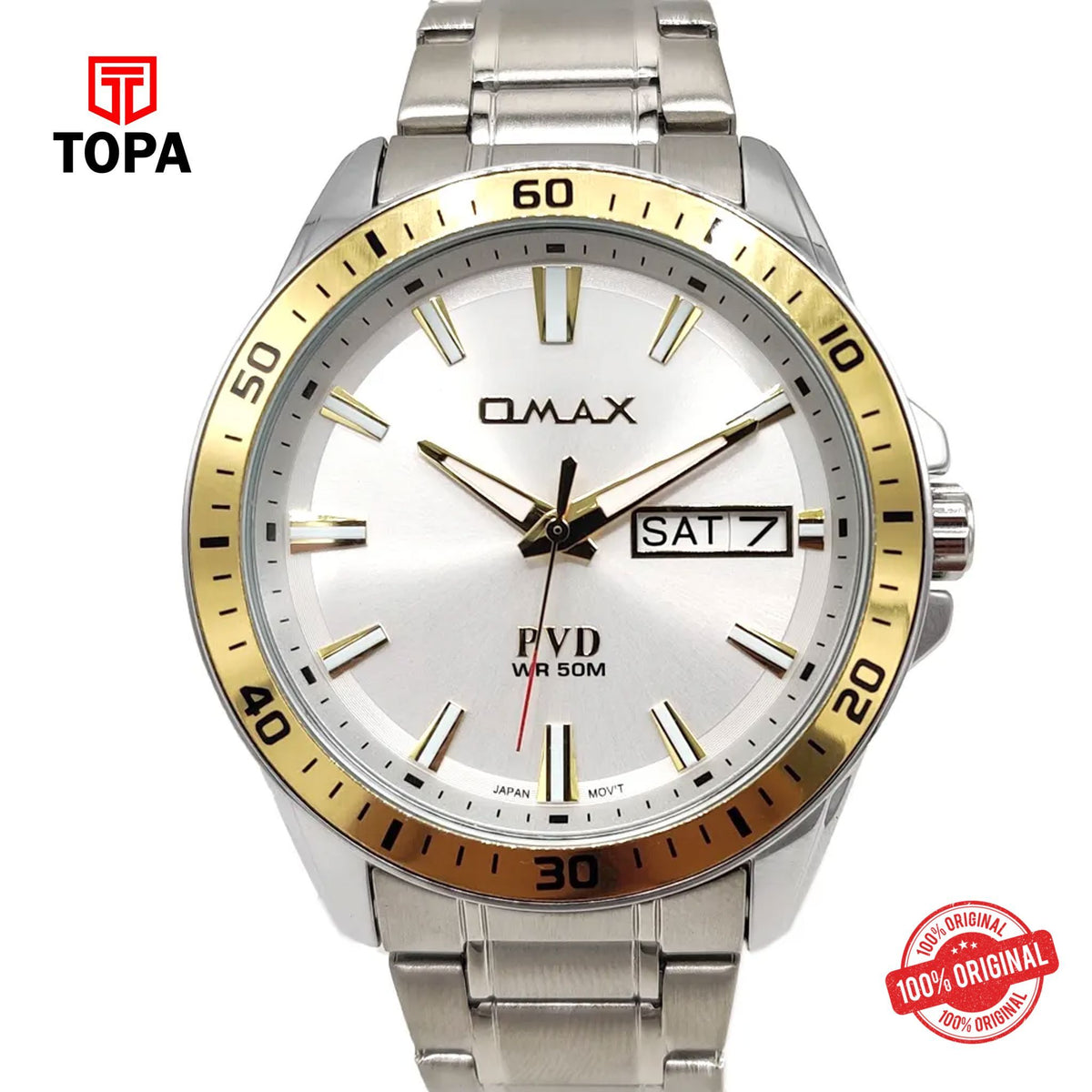 Topa Omax-OCD007I028-Metal-Band-Men-Watch - Product Image 1