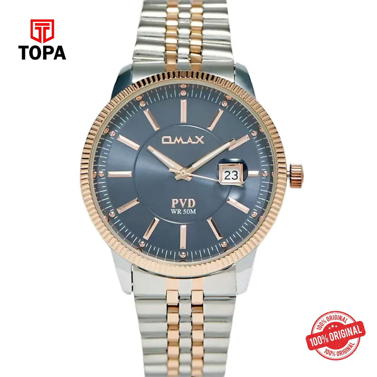Topa Omax-OFD001N004-Metal-Band-Men-Watch - Product Image 1
