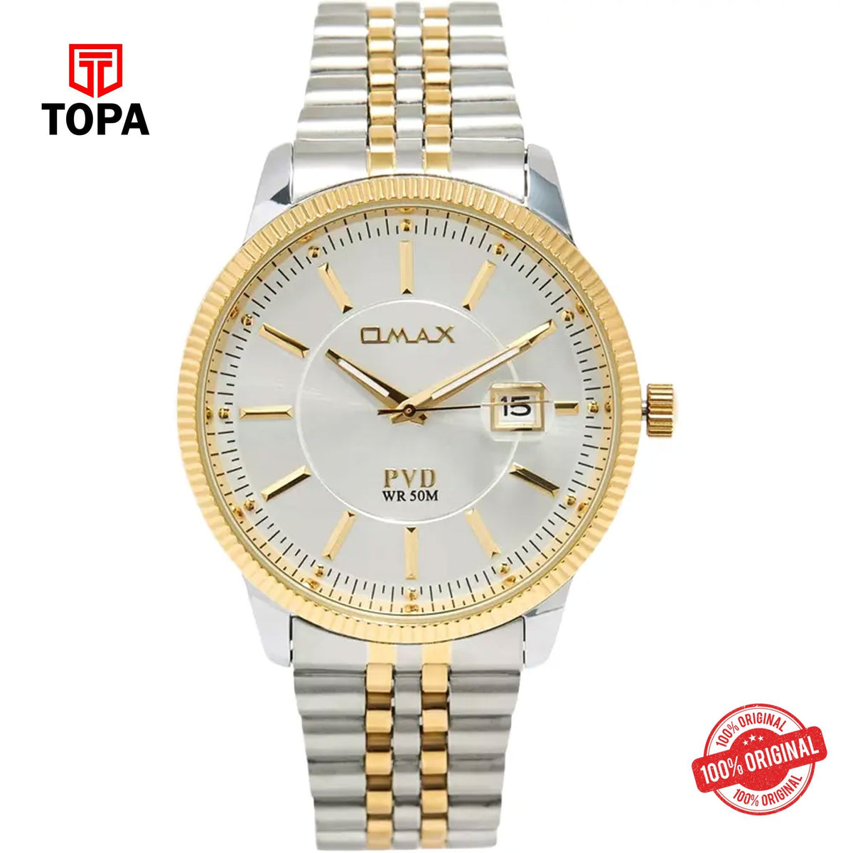 Topa Omax-OFD001N008-Metal-Band-Men-Watch - Product Image 1