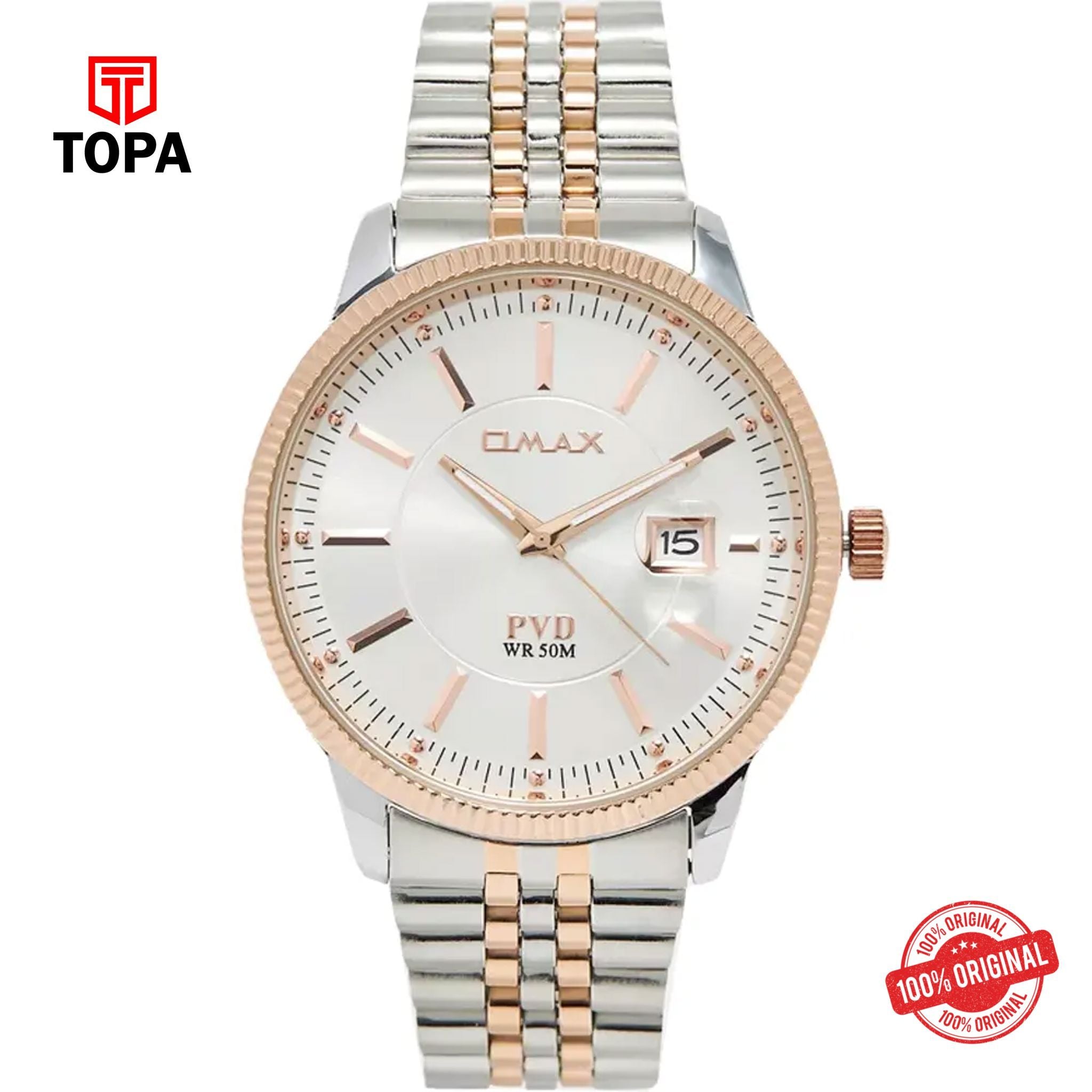Topa Omax-OFD001N018-Metal-Band-Men-Watch - Product Image 1