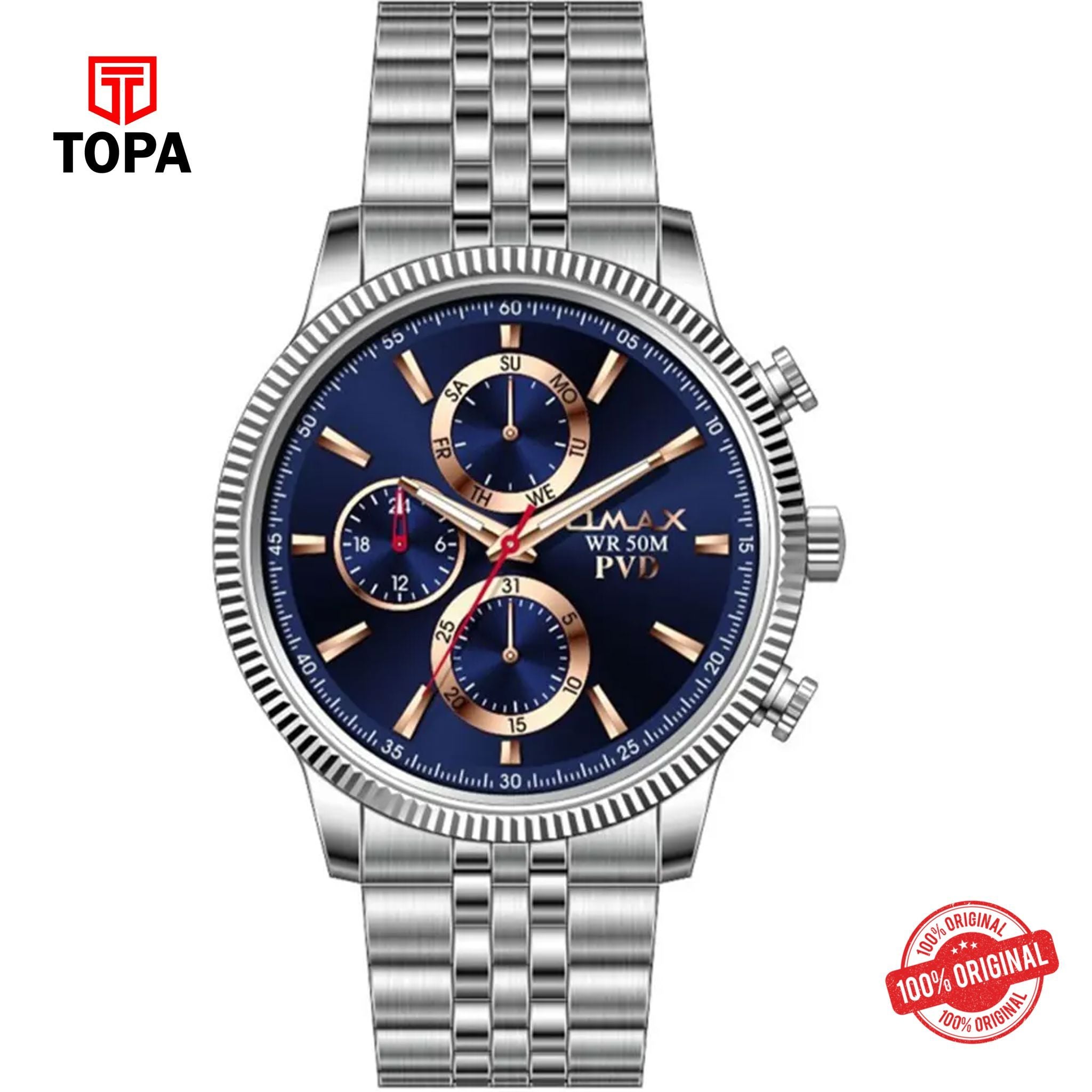 Topa Omax-OFM001I004-Metal-Band-Men-Watch - Product Image 1