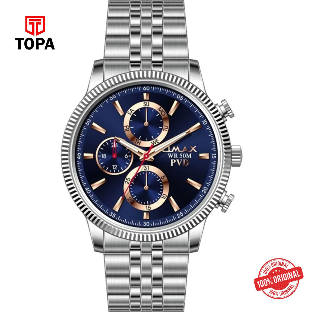 Topa Omax-OFM001I004-Metal-Band-Men-Watch - Product Image 1