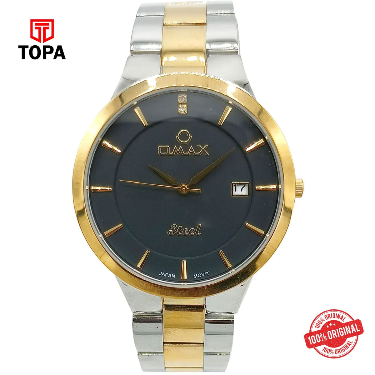 Topa Omax-OS0129NP22-Metal-Band-Men-Watch - Product Image 1