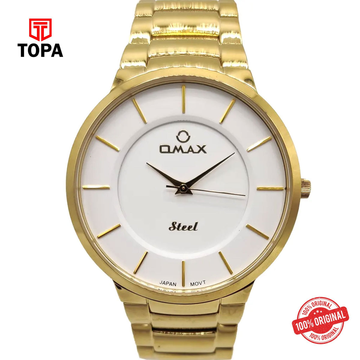 Topa Omax-OS0147QP03-Metal-Band-Men-Watch - Product Image 1