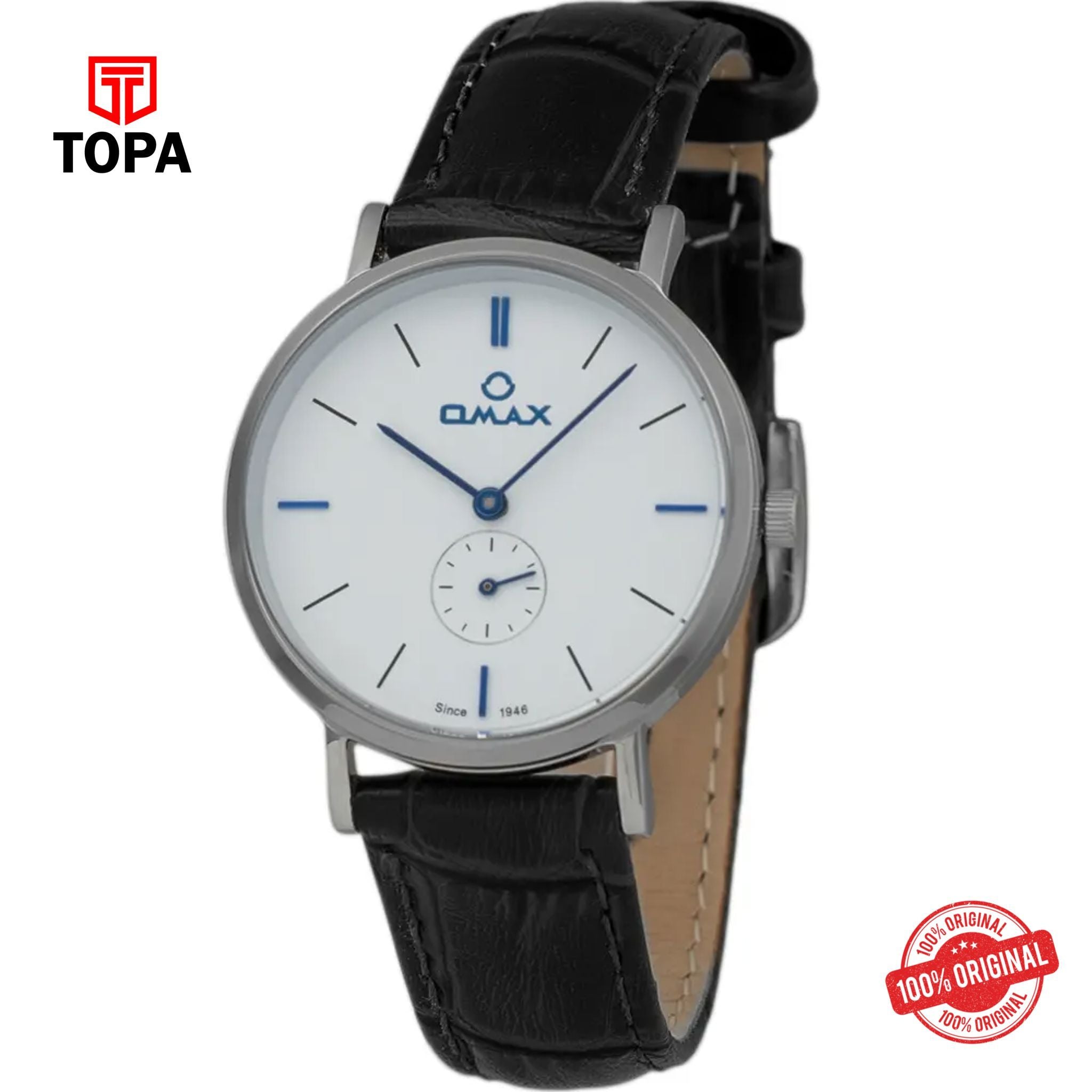 Topa Omax-OS0184P013-Leather-Band-Women-Watch - Product Image 1