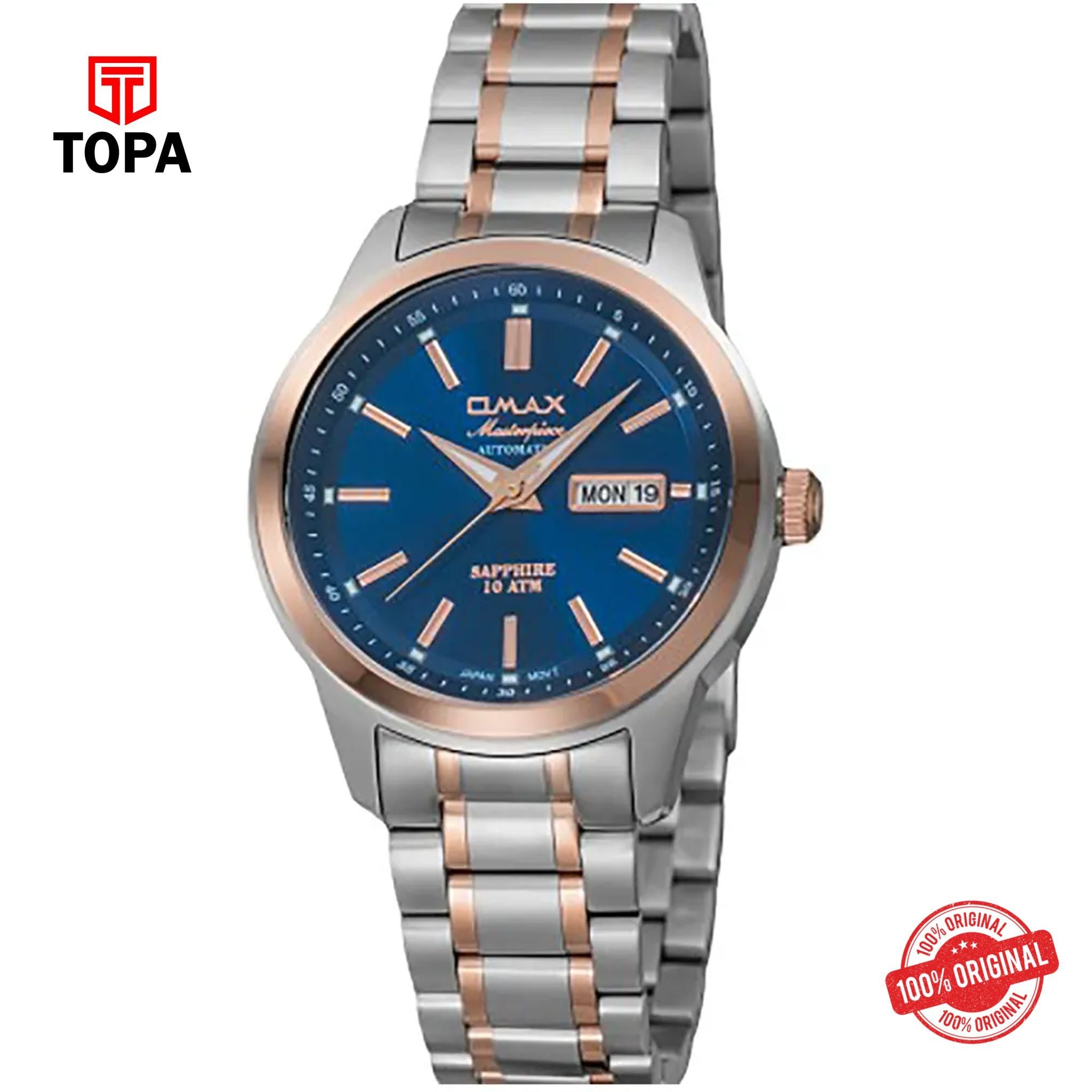 Topa Omax-OSA002C4CI-Masterpiece-Metal-Band-Men-Watch - Product Image 1