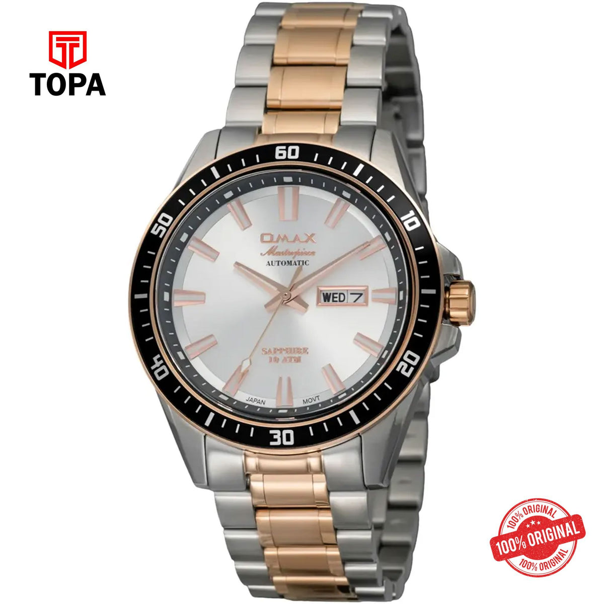 Topa Omax-OSA006C6CI-Masterpiece-Metal-Band-Men-Watch - Product Image 1