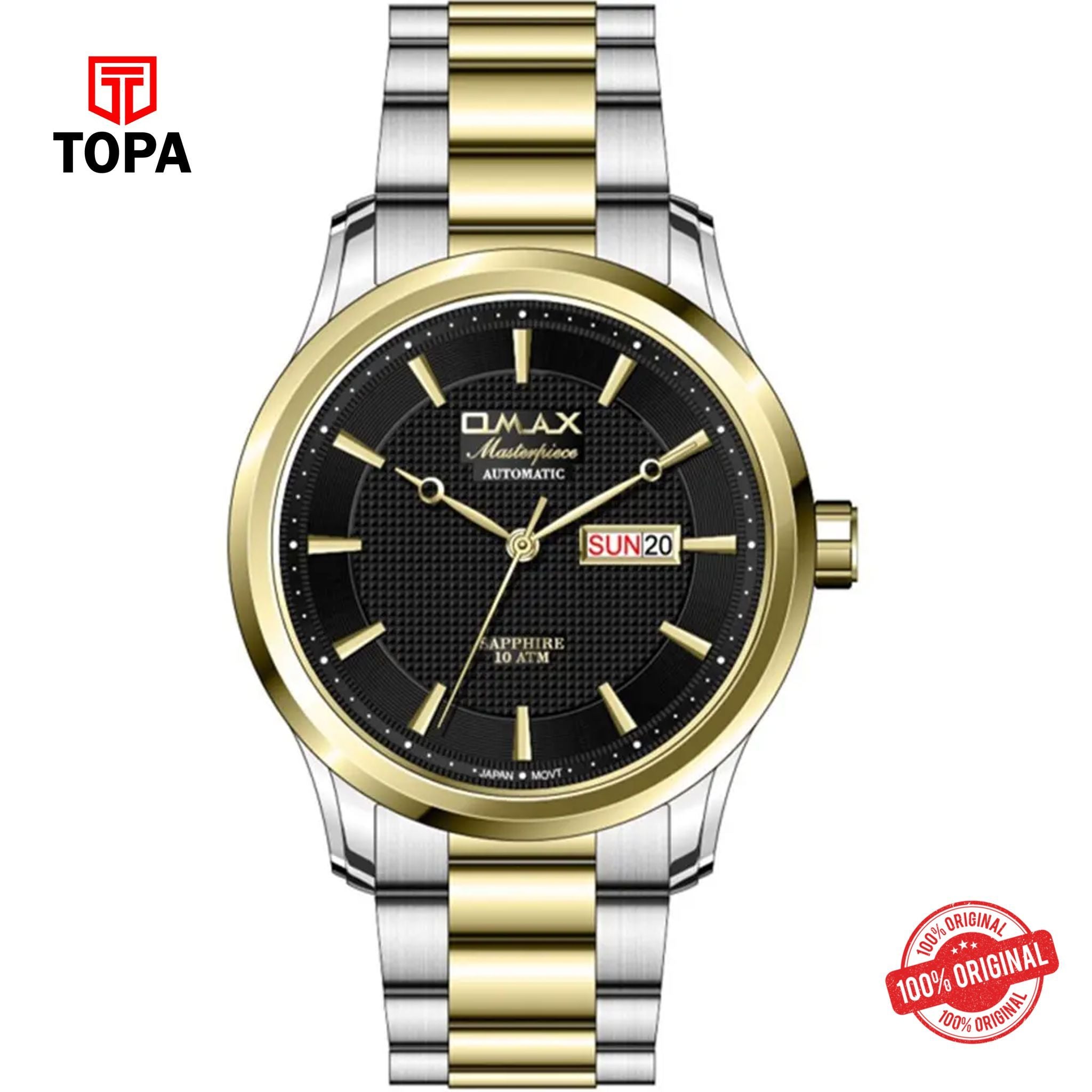 Topa Omax-OSA008T2TI-MasterPiece-Metal-Band-Men-Watch - Product Image 1