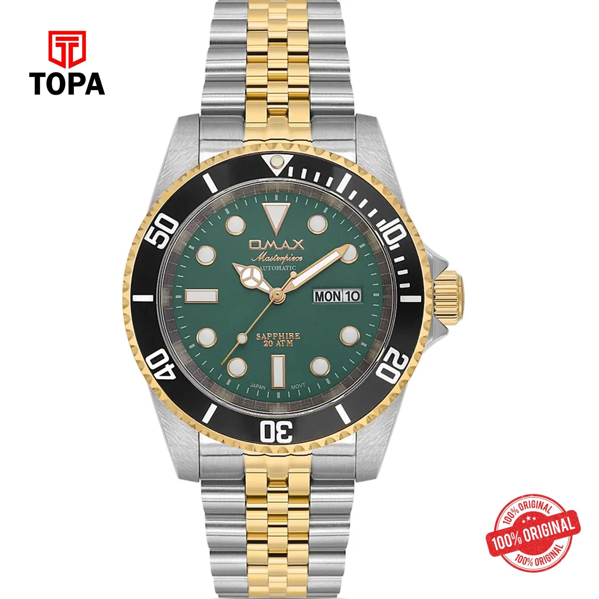 Topa Omax-OSA023T9TI-Masterpiece-Metal-Band-Men-Watch - Product Image 1