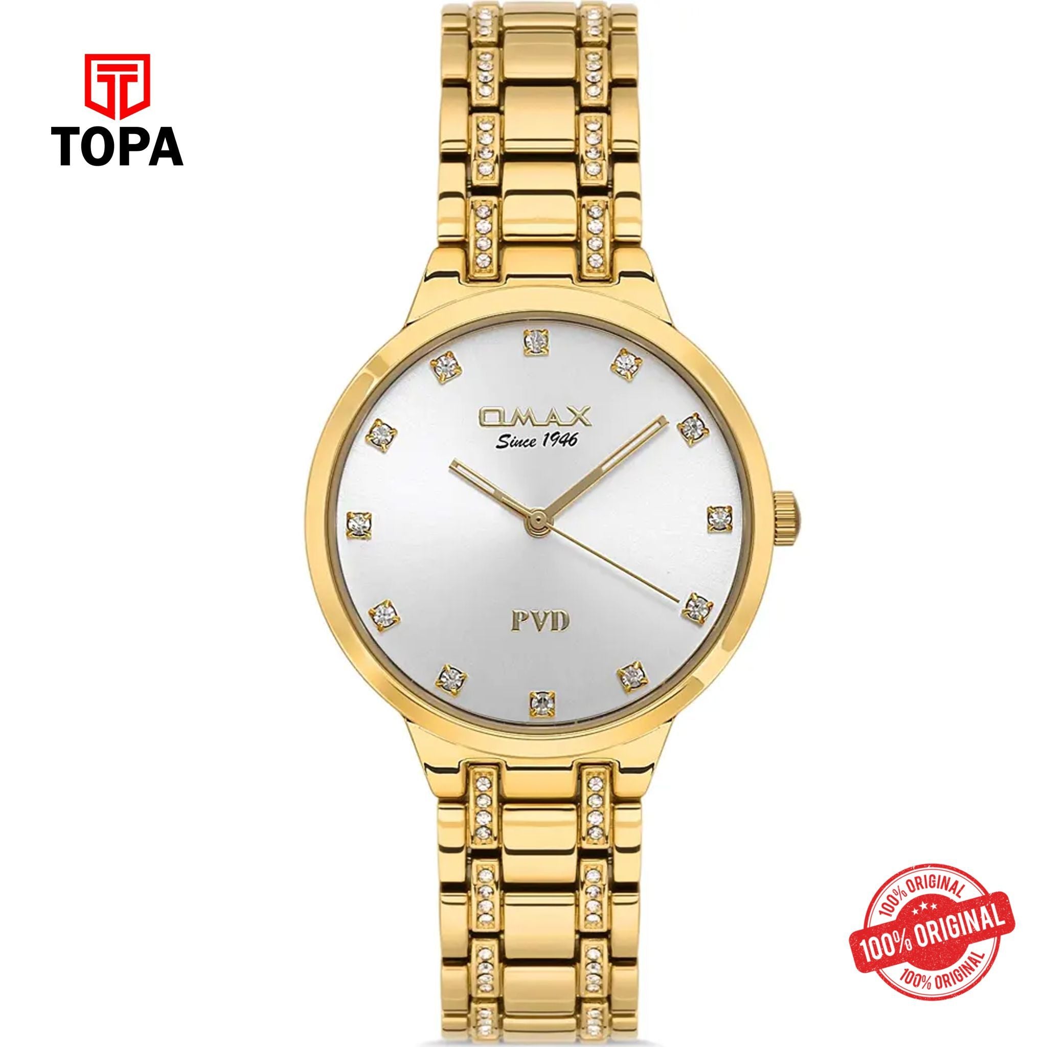 Topa Omax-OYY008Q008-Metal-Band-Women-Watch - Product Image 1