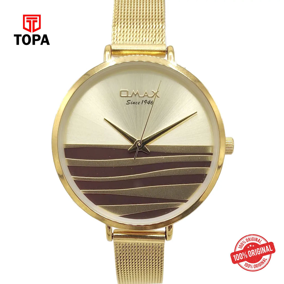 Topa Omax-PMM06G51I-Mesh-Band-Women-Watch - Product Image 1
