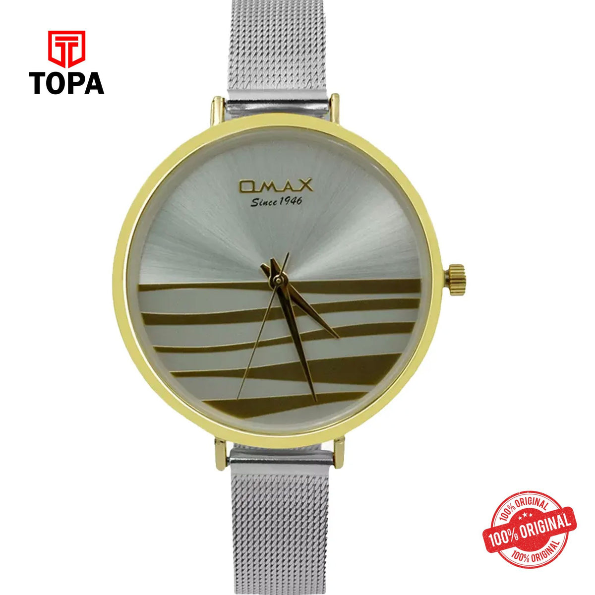 Topa Omax-PMM06G66I-Mesh-Band-Women-Watch - Product Image 1