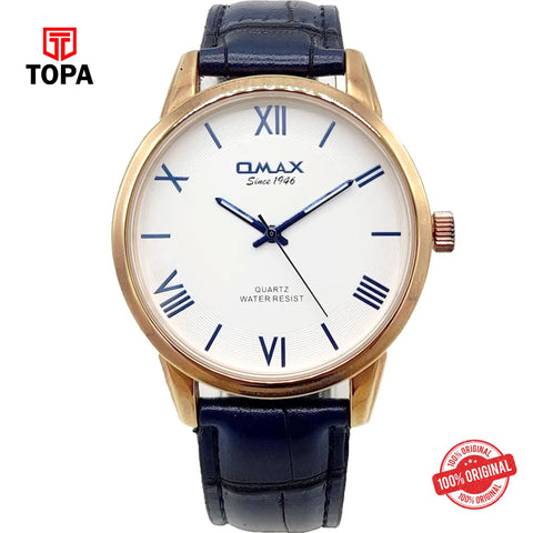 Topa Omax-PR00036U03-Leather-Band-Men-Watch - Product Image 1