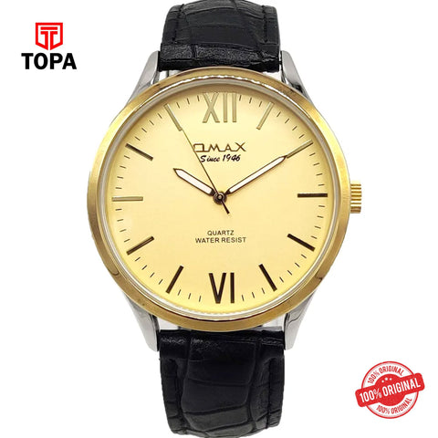 Topa Omax-PR0009NB01-Leather-Band-Men-Watch - Product Image 1