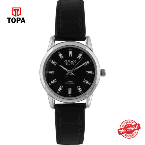 Topa Omax-PR0020IB02-Leather-Band-Women-Watch - Product Image 1