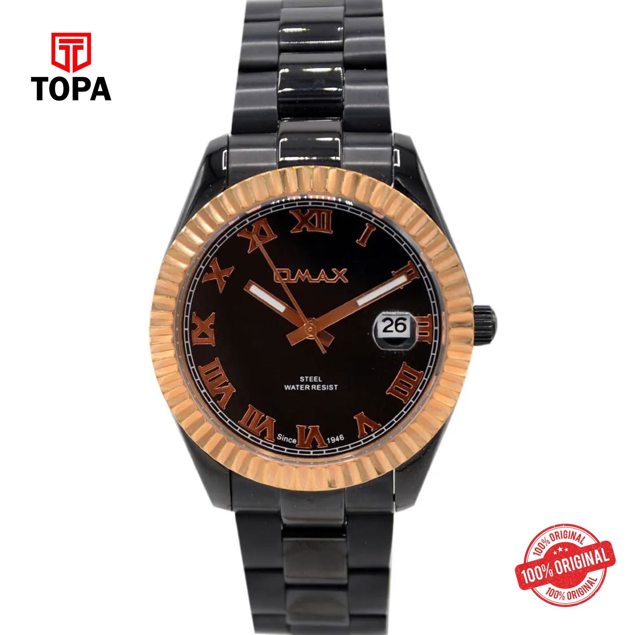 Topa Omax-RL42B22I-Metal-Band-Men-Watch - Product Image 1