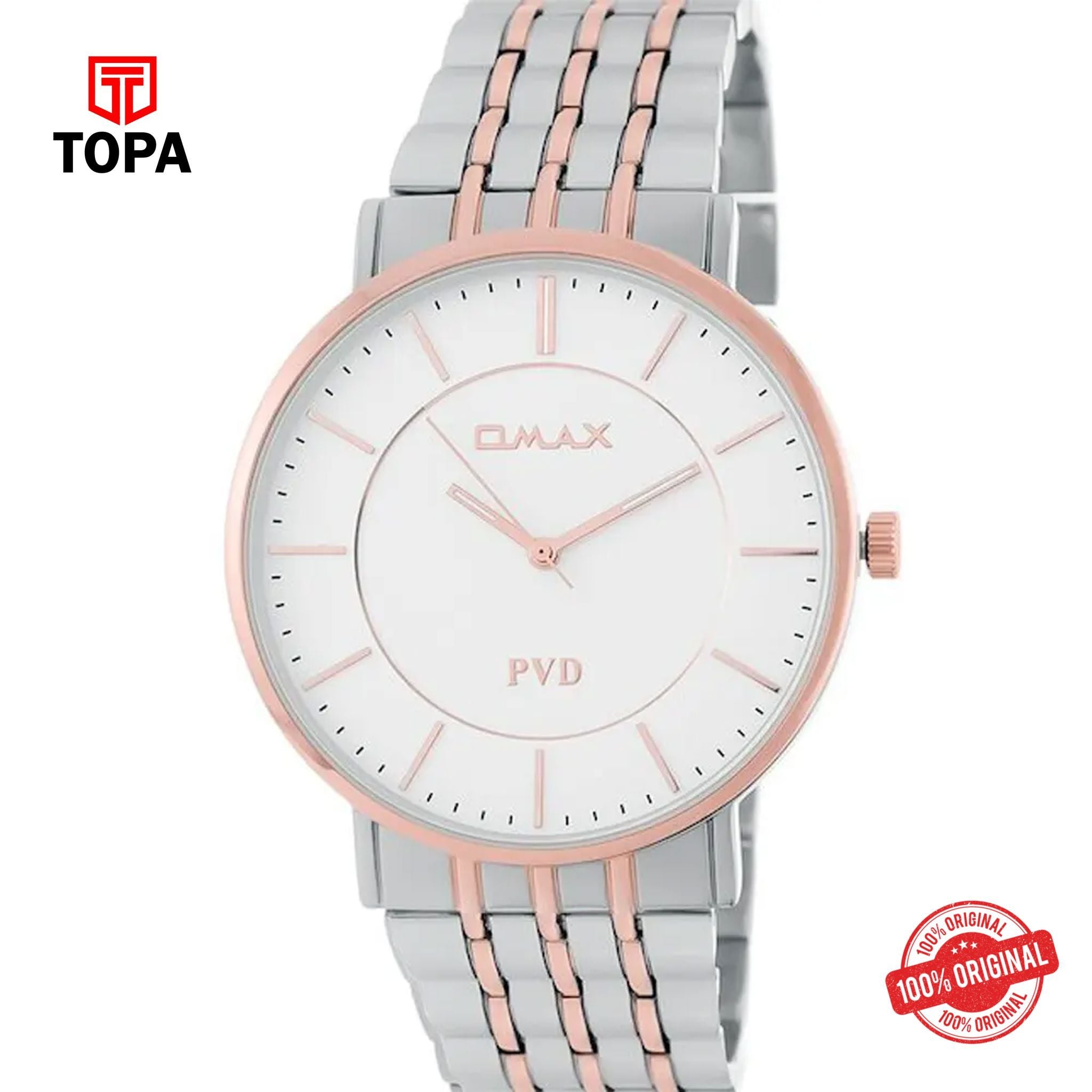 Topa Omax-RNS003N018-Metal-Band-Men-Watch - Product Image 1