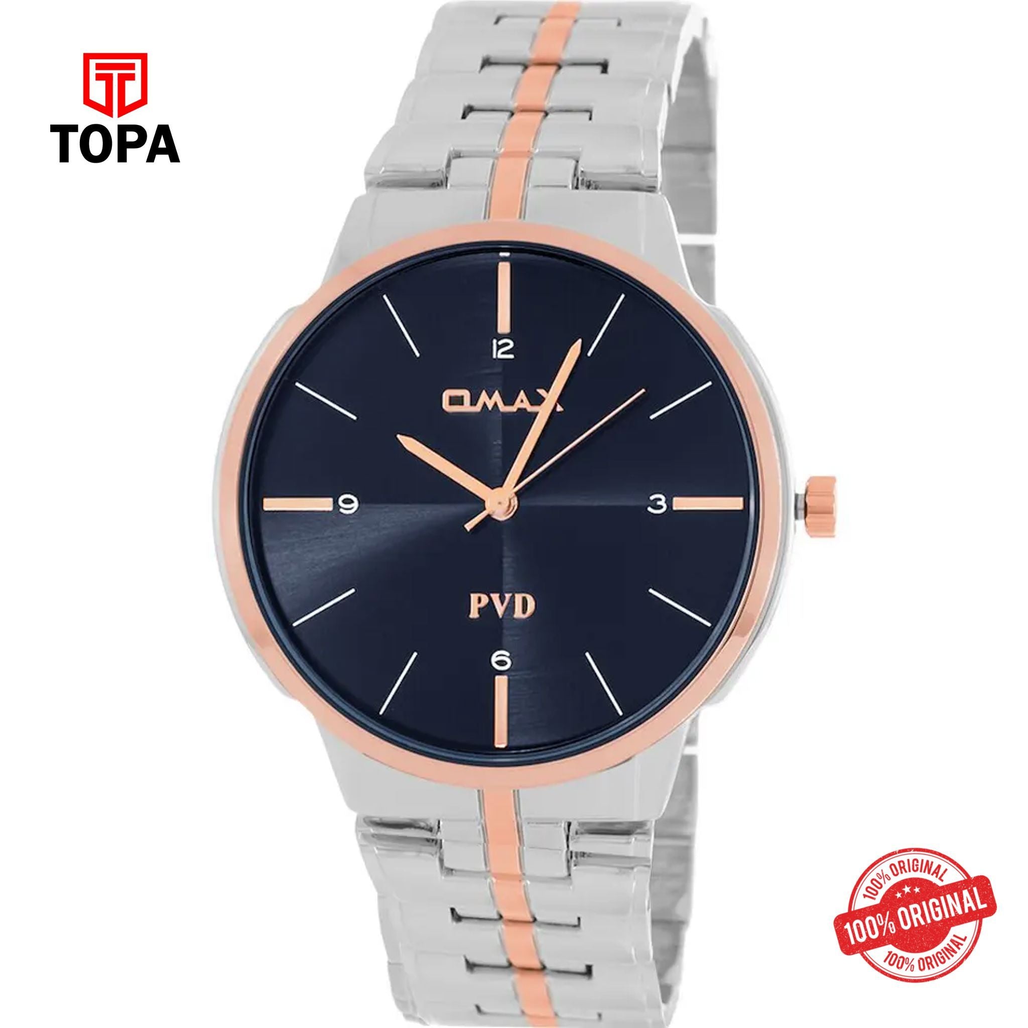 Topa Omax-RNS007N004-Metal-Band-Men-Watch - Product Image 1