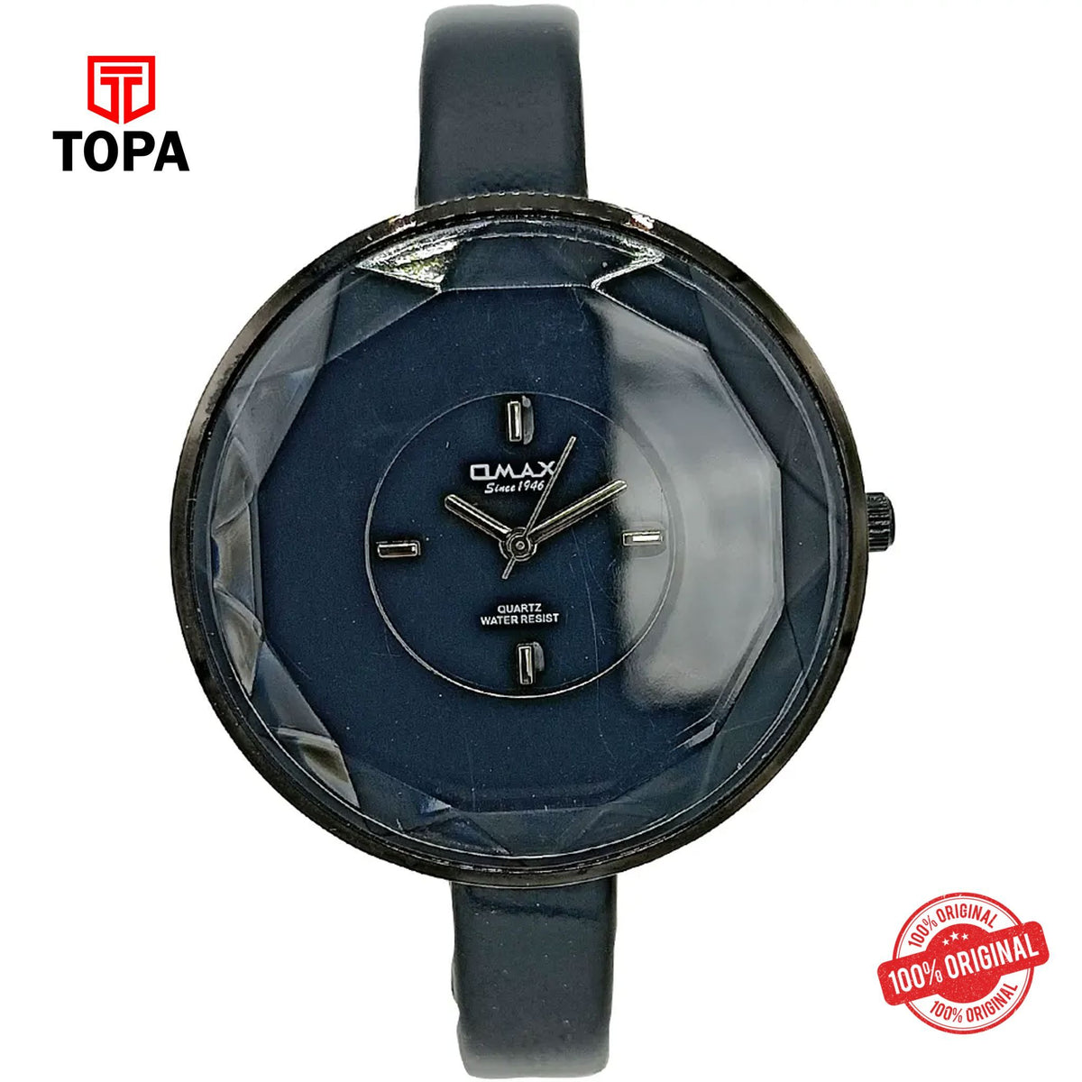 Topa Omax-S006M22I-Leather-Band-Women-Watch - Product Image 1