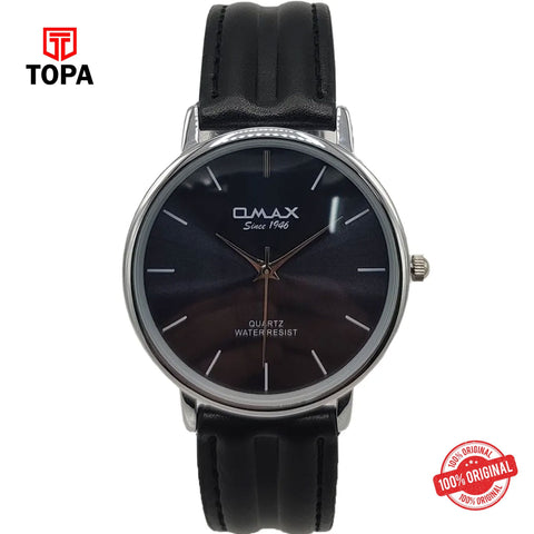 Topa Omax-SC7491IB24-Leather-Band-Men-Watch - Product Image 1