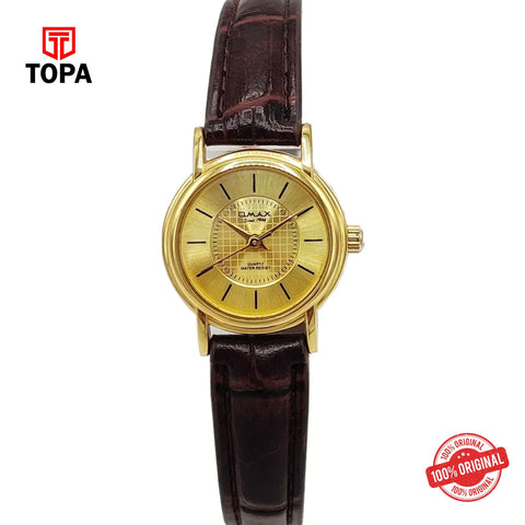 Topa Omax-SC7604QQ23-Leather-Band-Women-Watch - Product Image 1