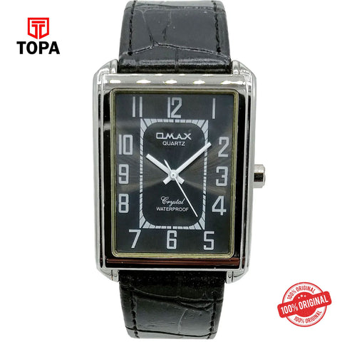 Topa Omax-SC8057IB42-Leather-Band-Men-Watch - Product Image 1