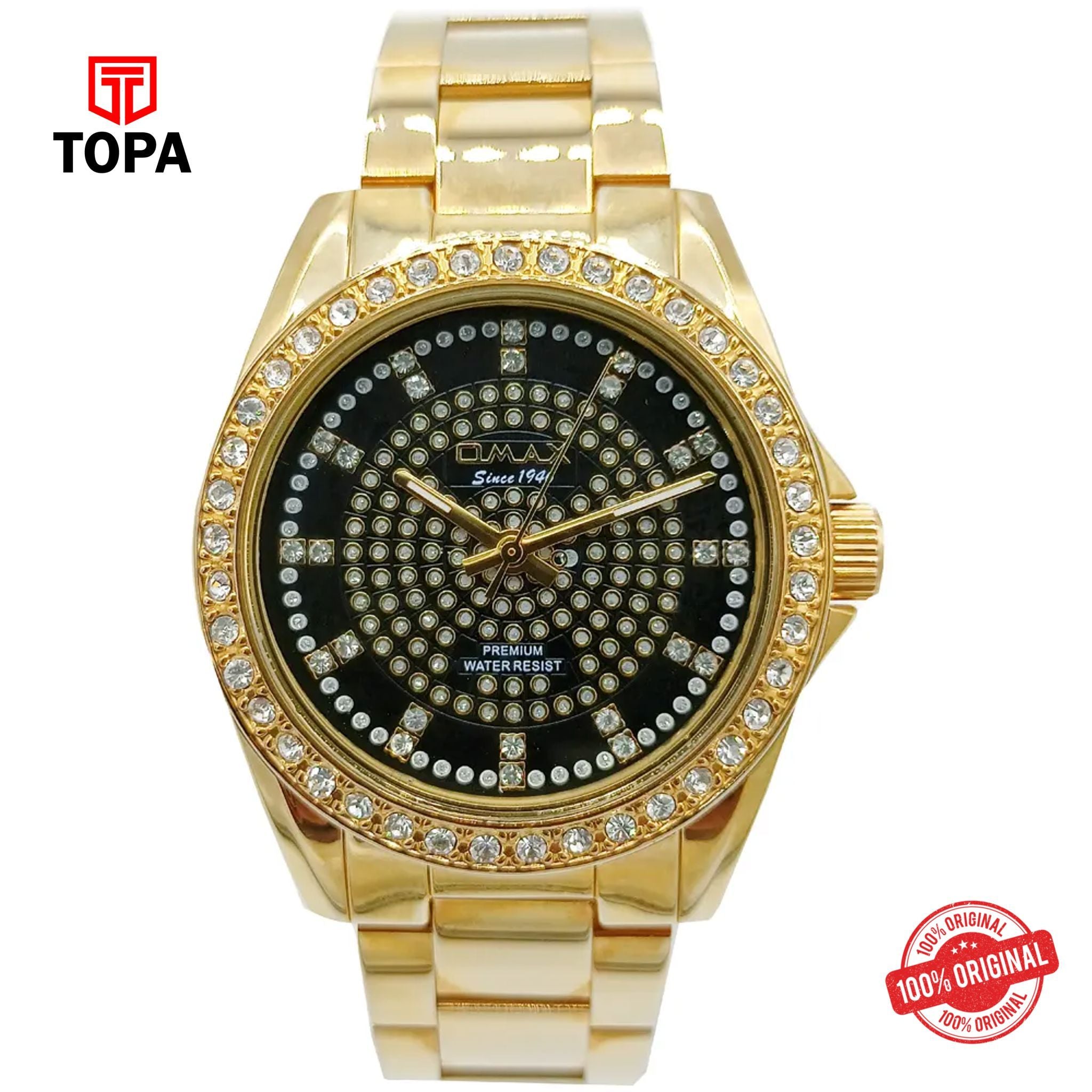 Topa Omax-SM04G21I-Metal-Band-Women-Watch - Product Image 1