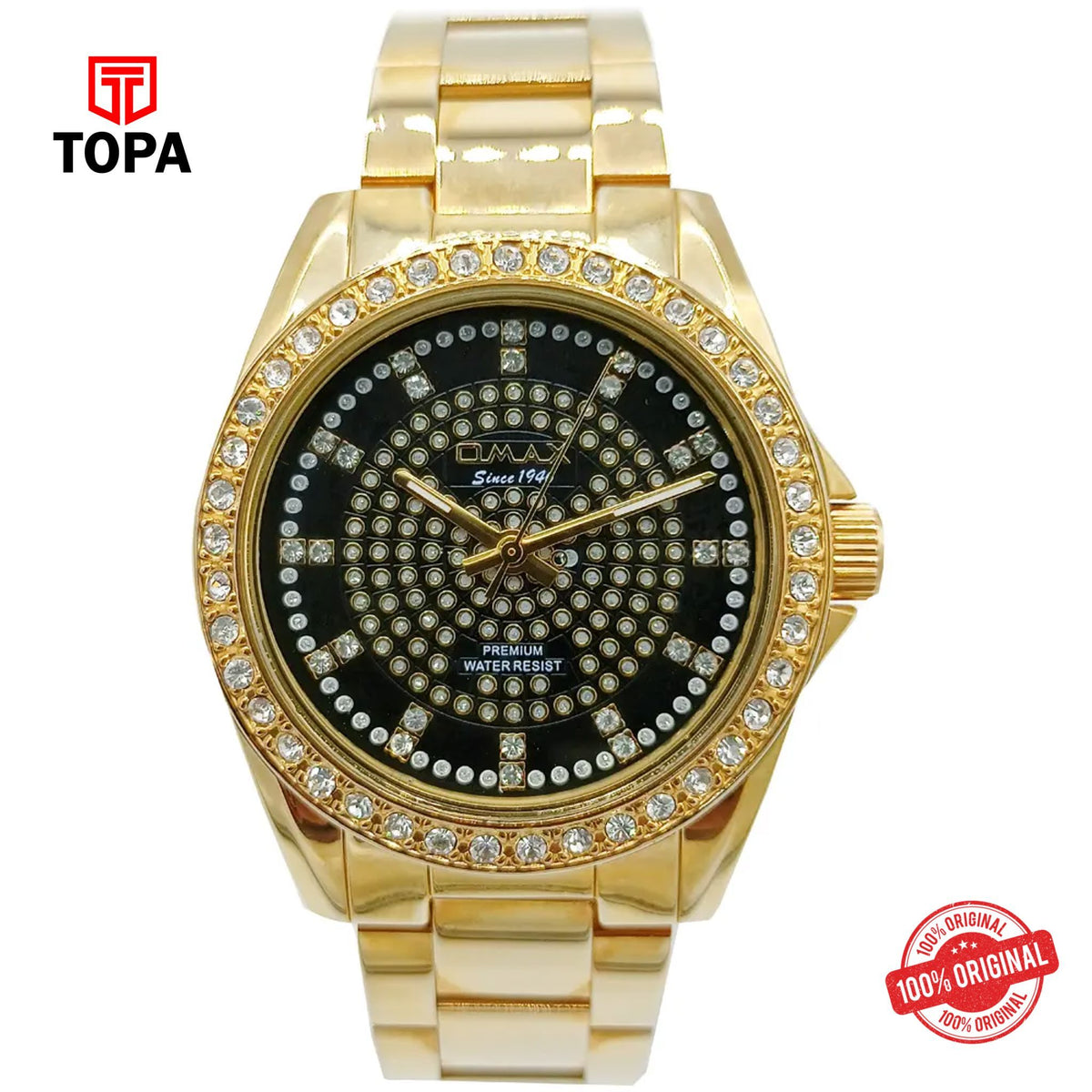 Topa Omax-SM04G21I-Metal-Band-Women-Watch - Product Image 1
